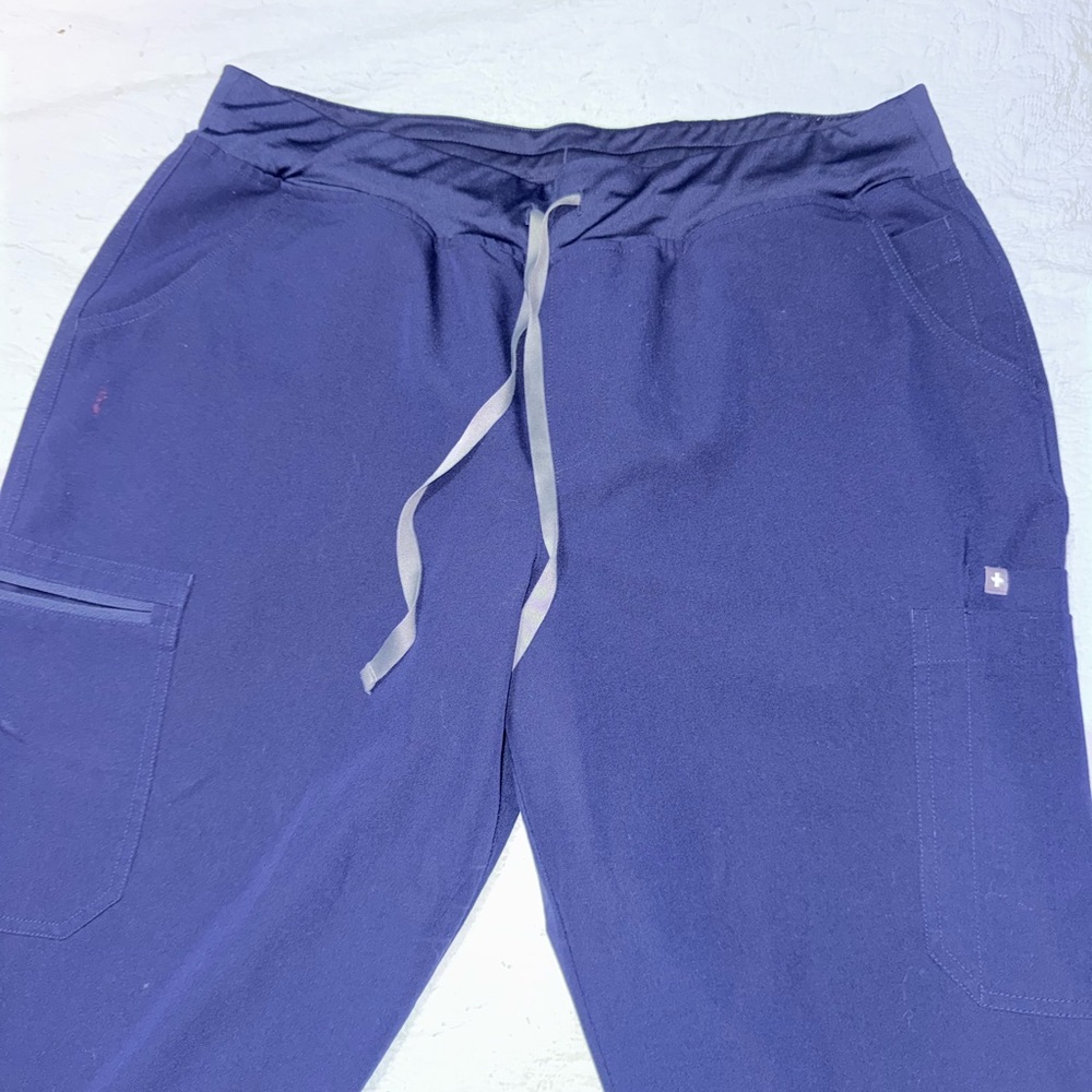NAVY High waisted women’s scrub pants- straight leg
